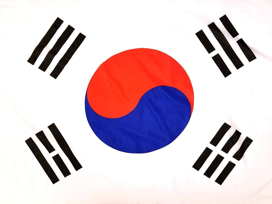 South korea Flag